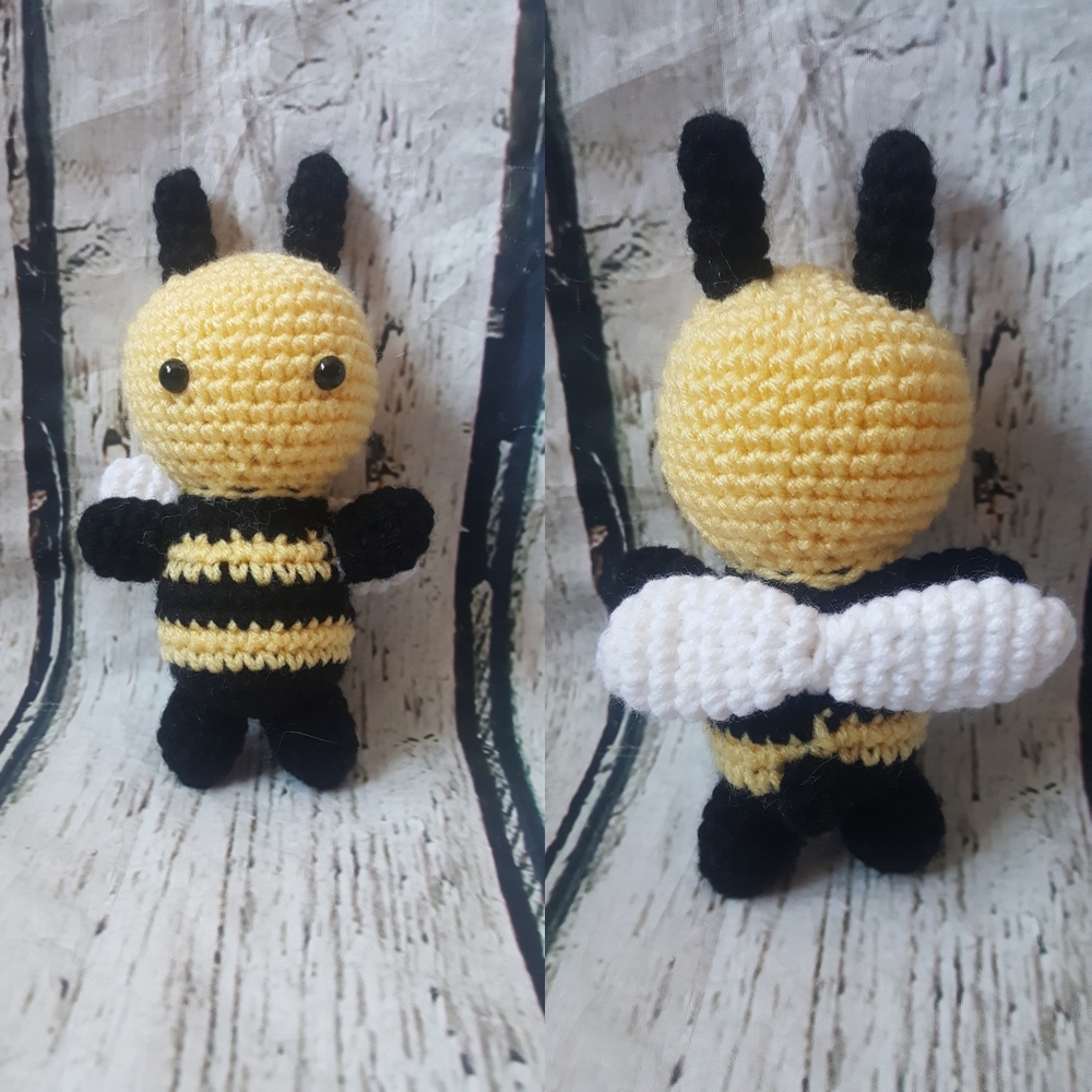 Crochet Bee Amigurumi - Picture 1 of 14